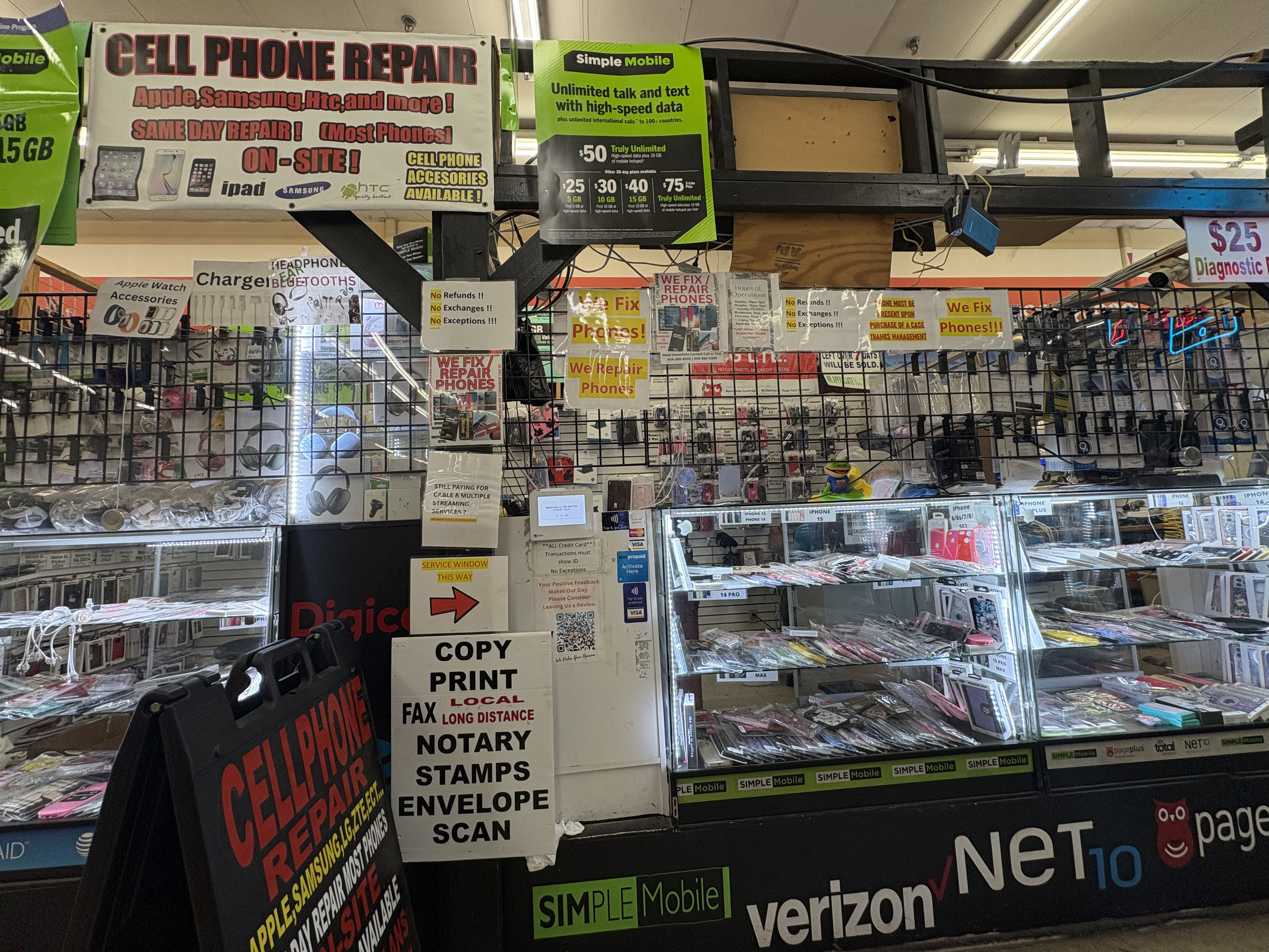 Unlimited Cheap Talk Wireless storefront in Decatur, GA